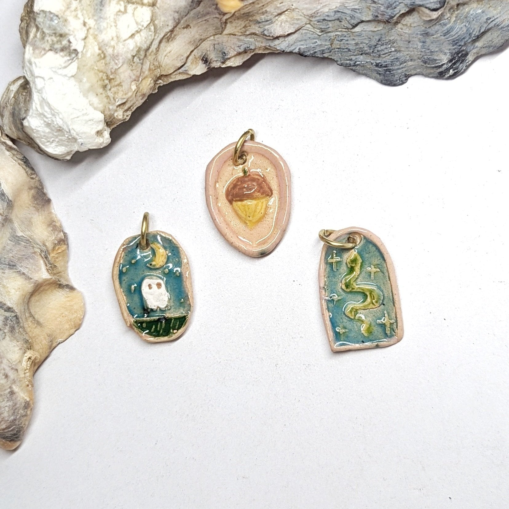 CERAMICS Spooky Ceramic Talisman (various designs)