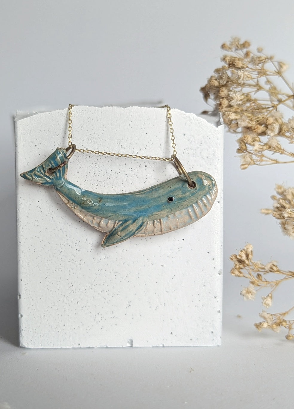 CERAMICS Whale Necklace