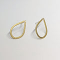 GEO Small Flat Teardrop Earrings