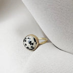 ANTIK Dalmatian Jasper Ring