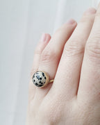 ANTIK Dalmatian Jasper Ring