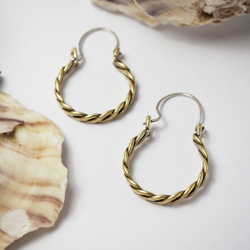 ANTIK Woven Dangly Earrings