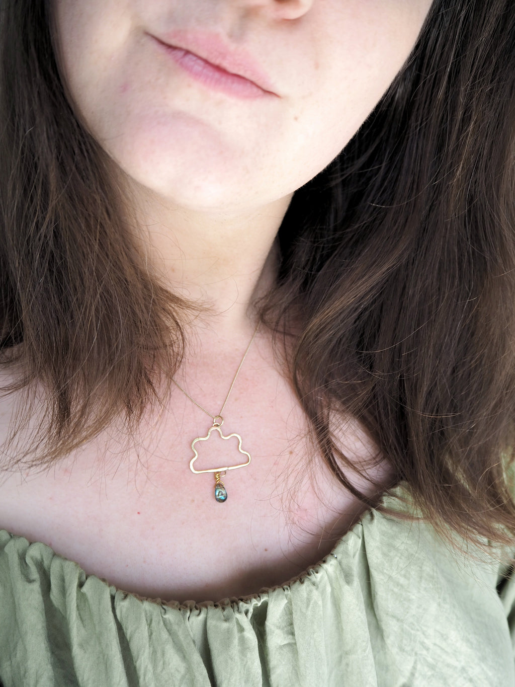 OUT Small Raincloud Necklace