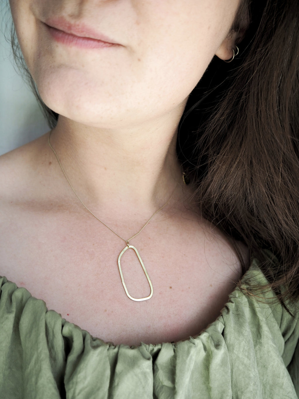 GEO Flat Organic Necklace