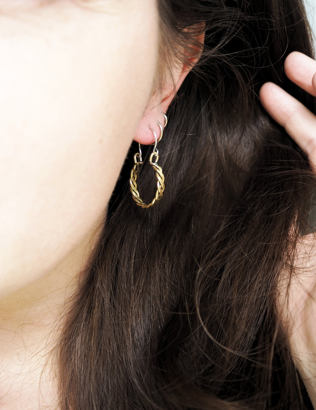 ANTIK Woven Dangly Earrings