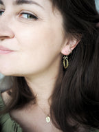 ANTIK Woven Dangly Earrings