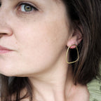 GEO Flat Organic Earring Large