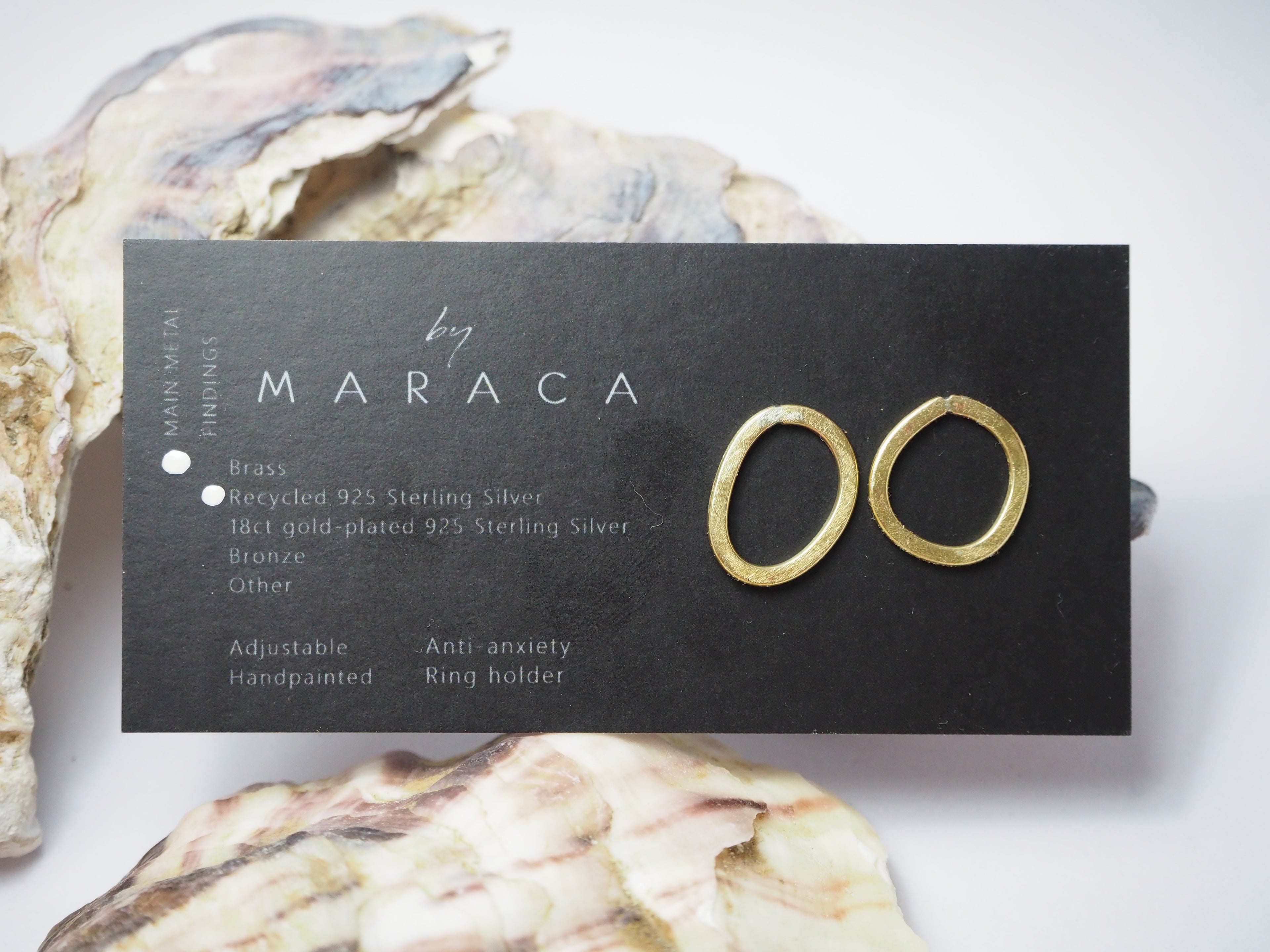 GEO Flat Organic Earring Small