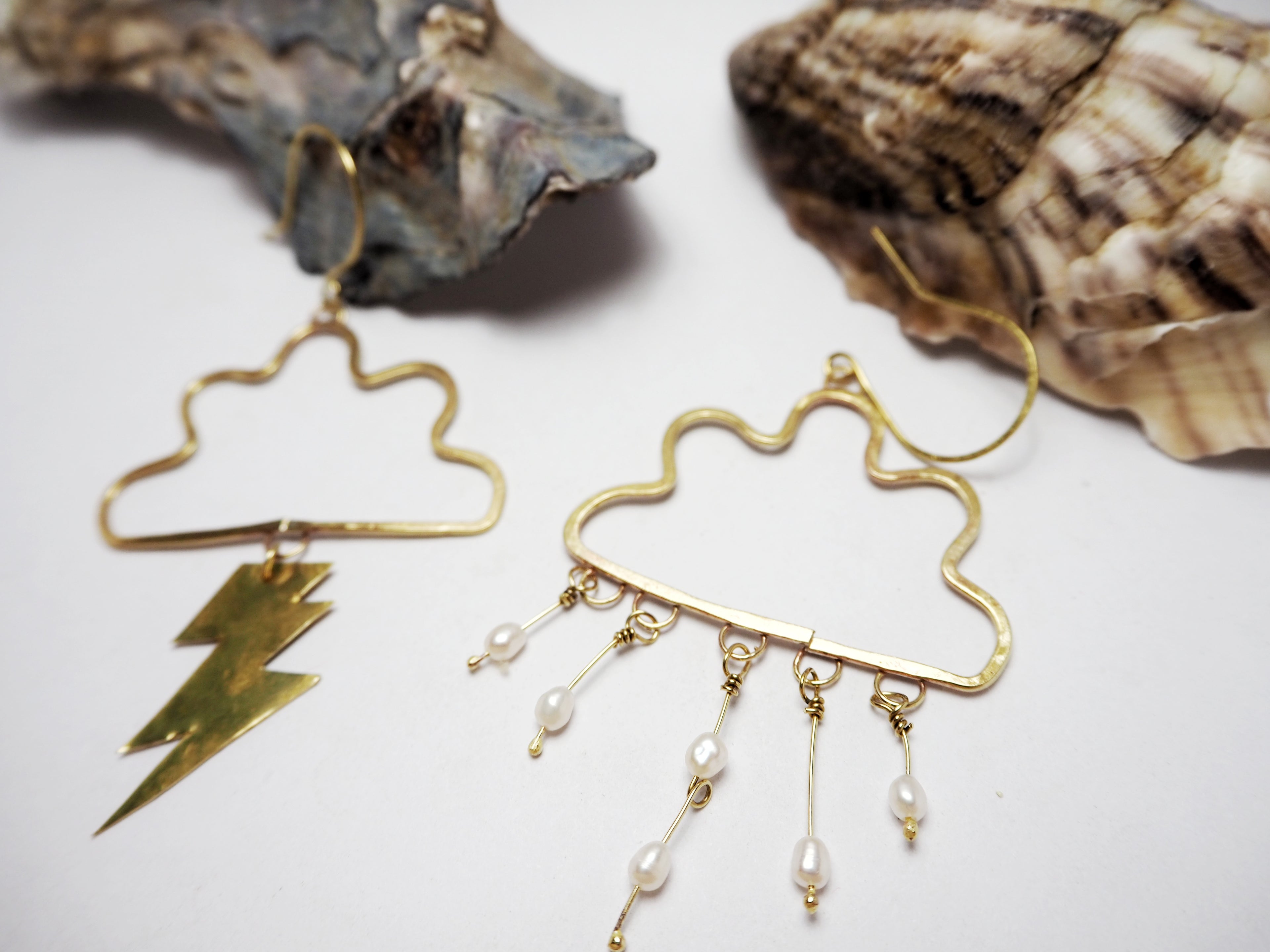 OUT Thunderstorm Clouds Earrings