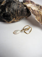 Stretched Earlobe Earring: Large Pearl