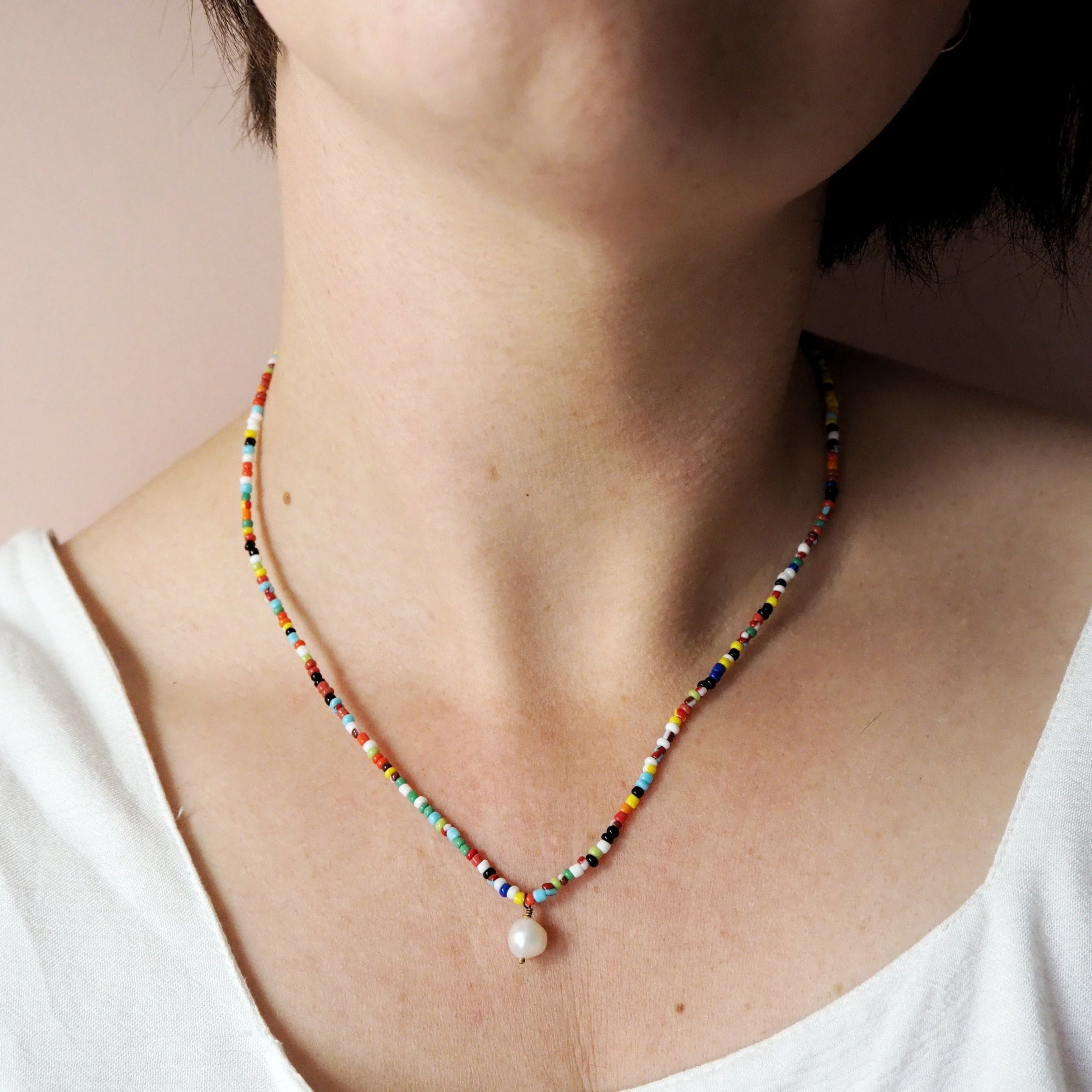 FARBE Seed Bead Necklace