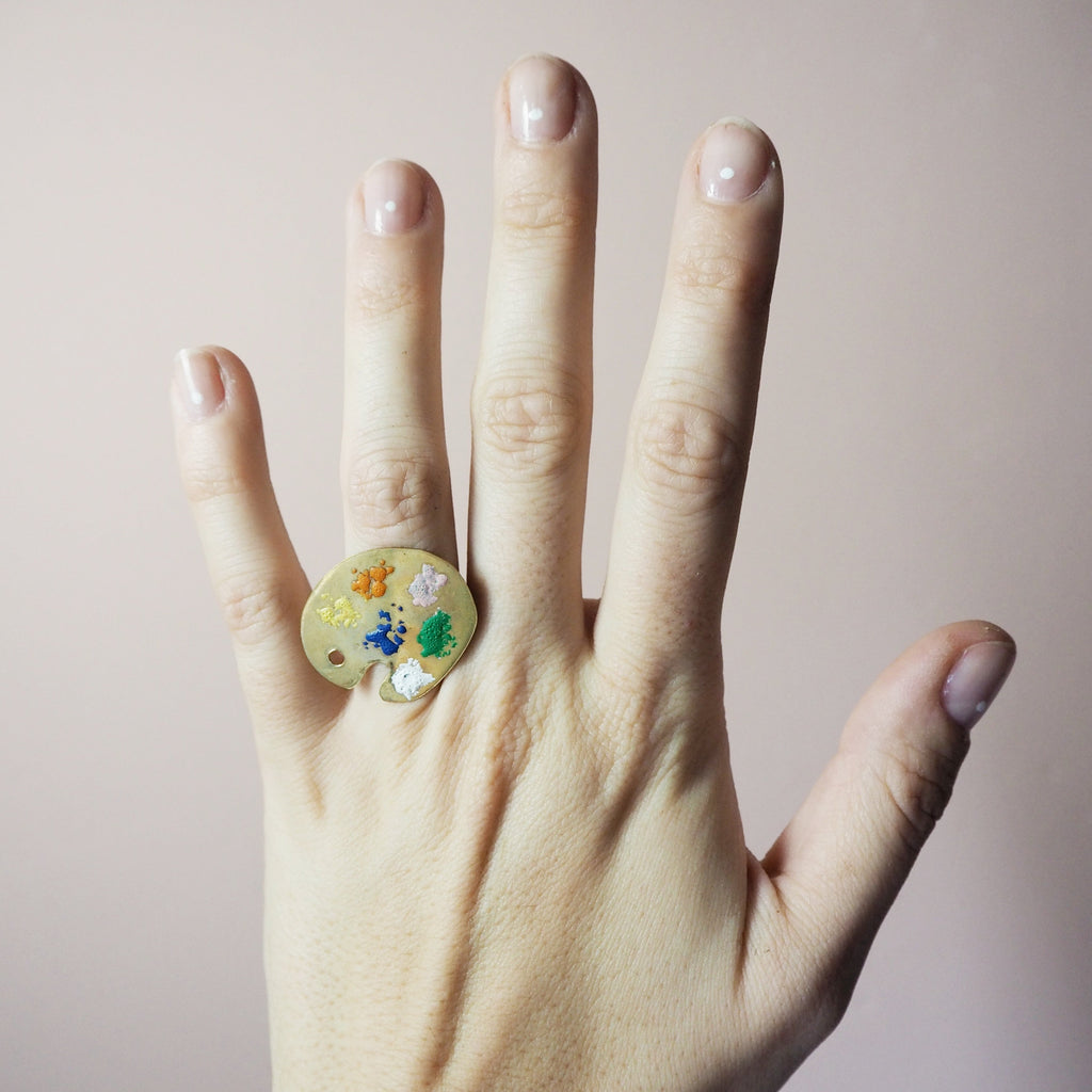 HOME Paint Palette Ring
