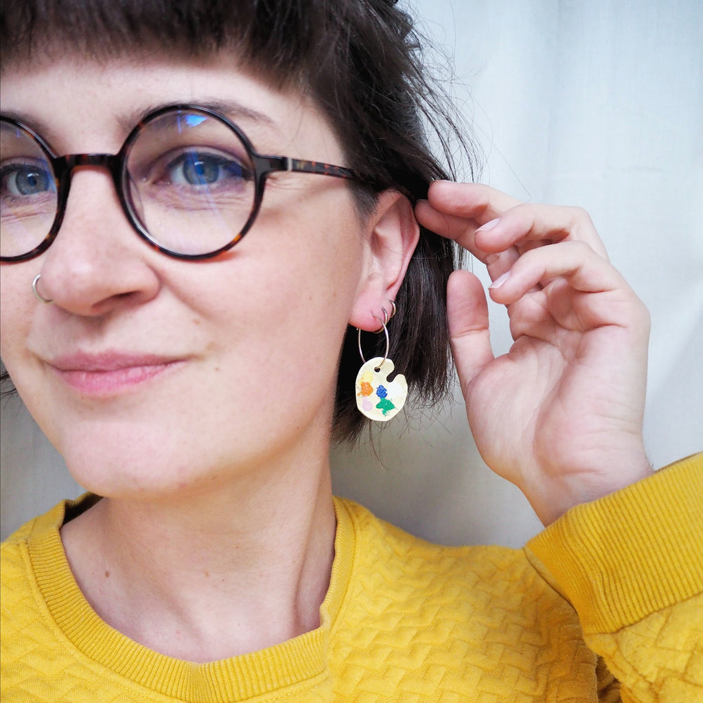 HOME Paint Palette Earrings