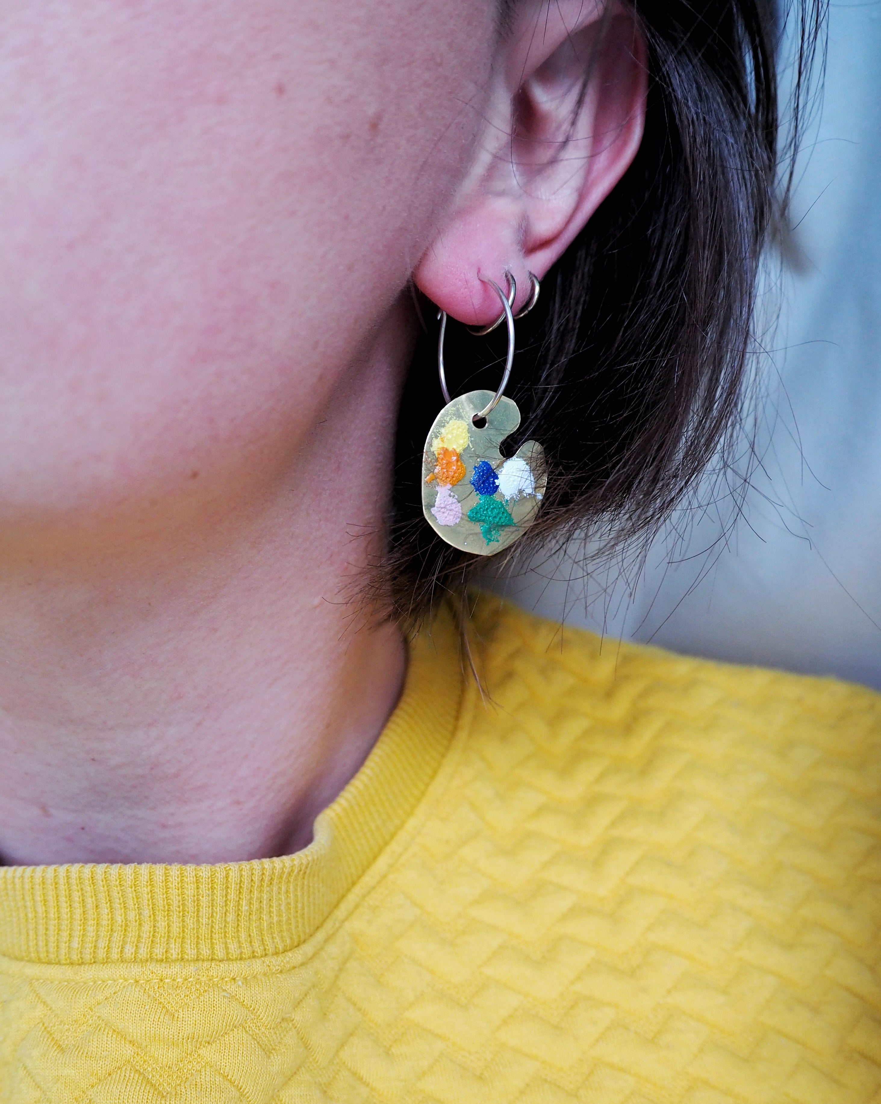HOME Paint Palette Earrings