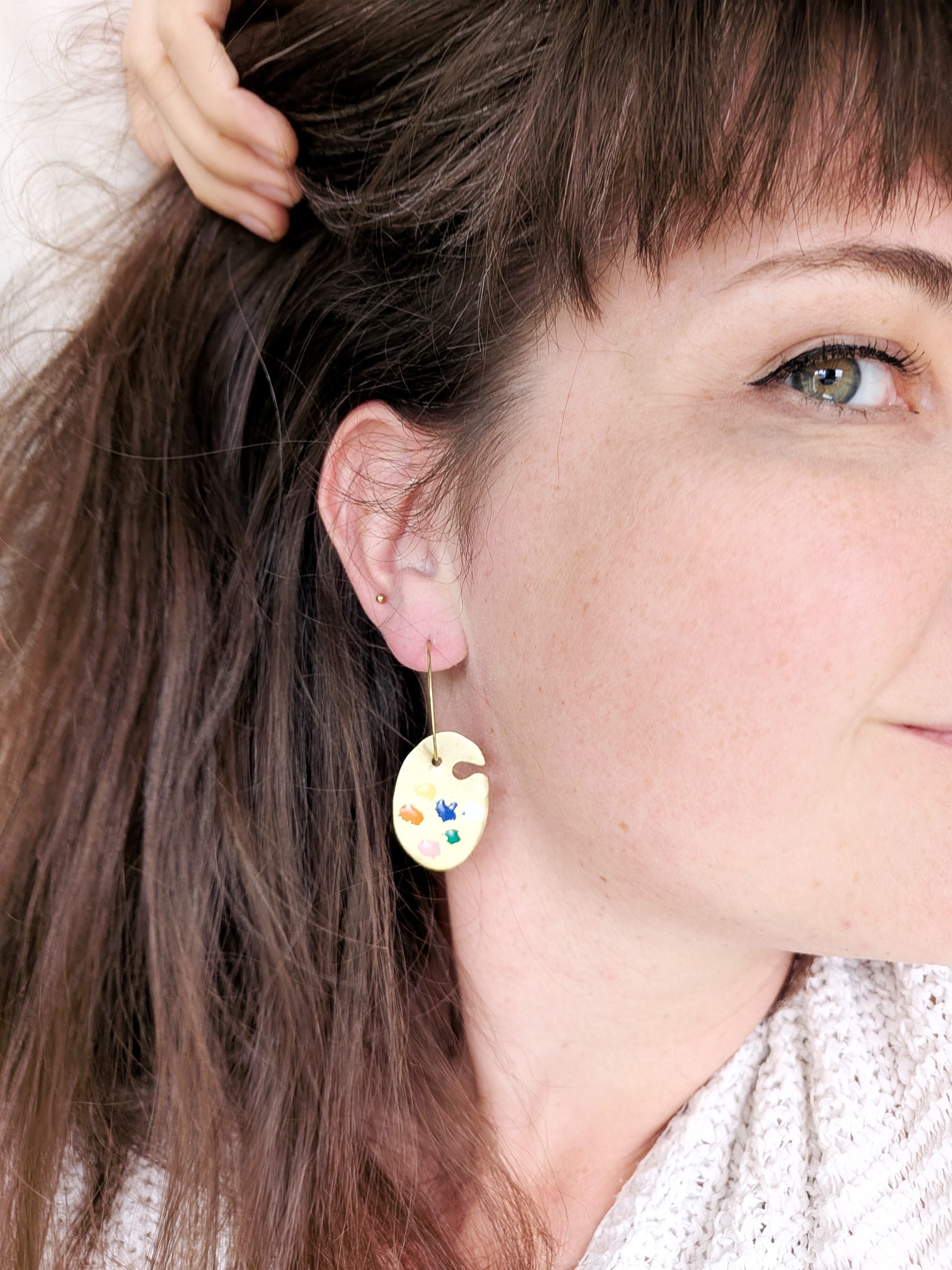 HOME Paint Palette Earrings
