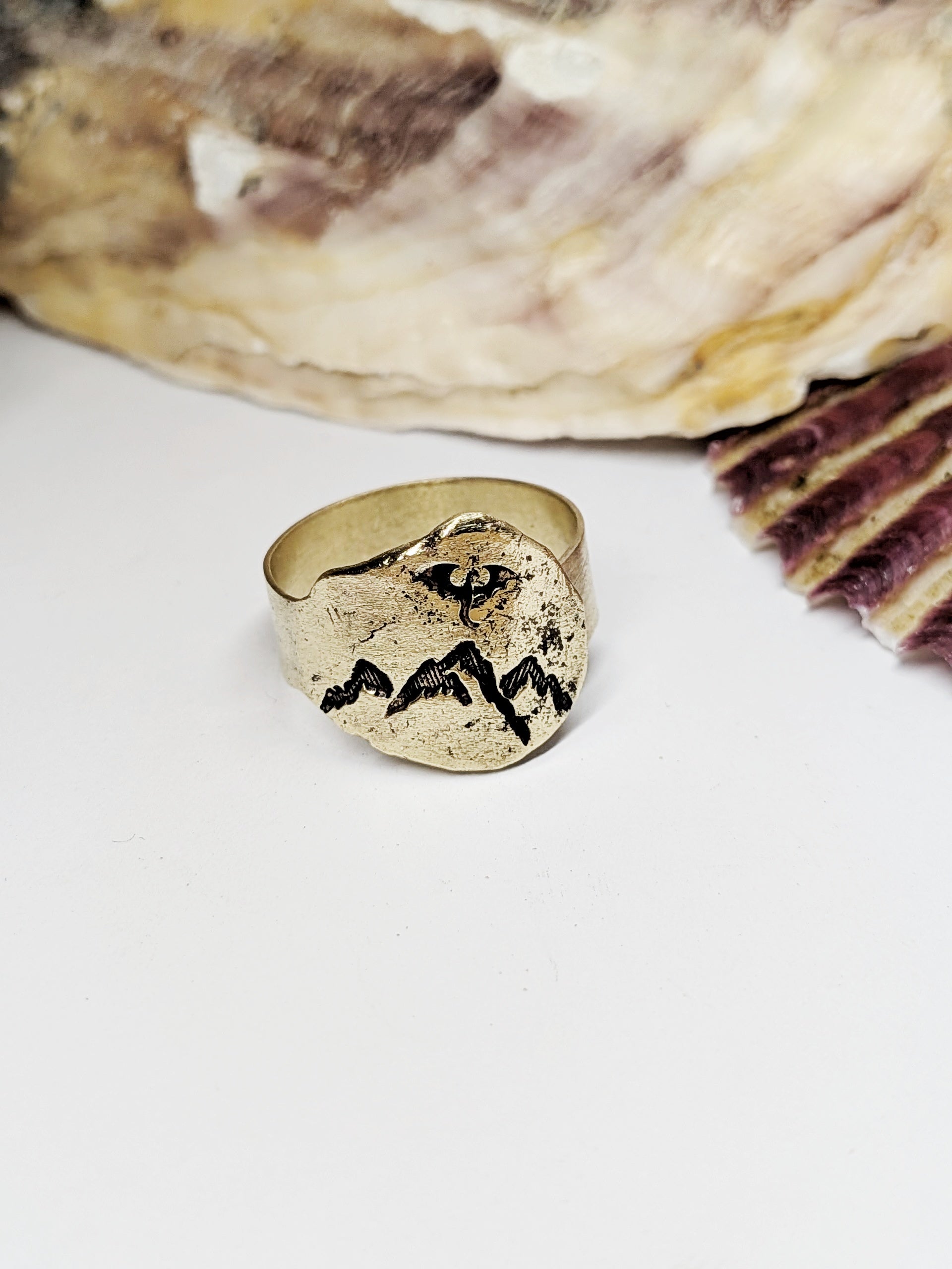 COVEN Adjustable Fantasy Dragon / Star Ring