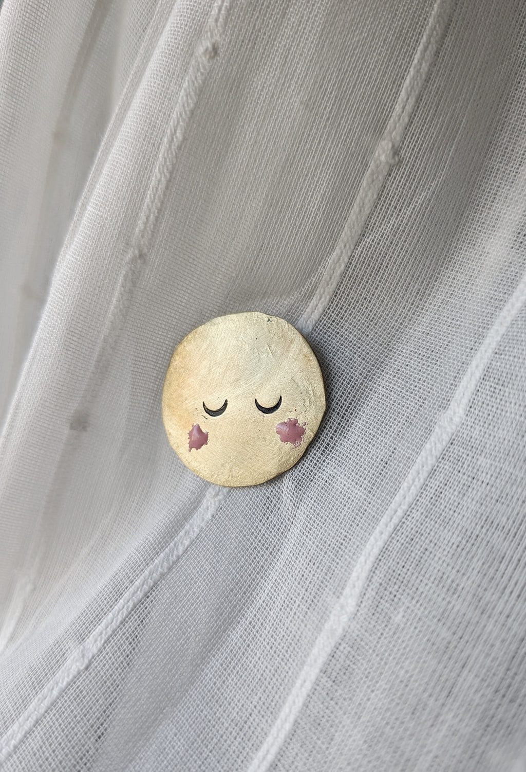 Moon Face Pin