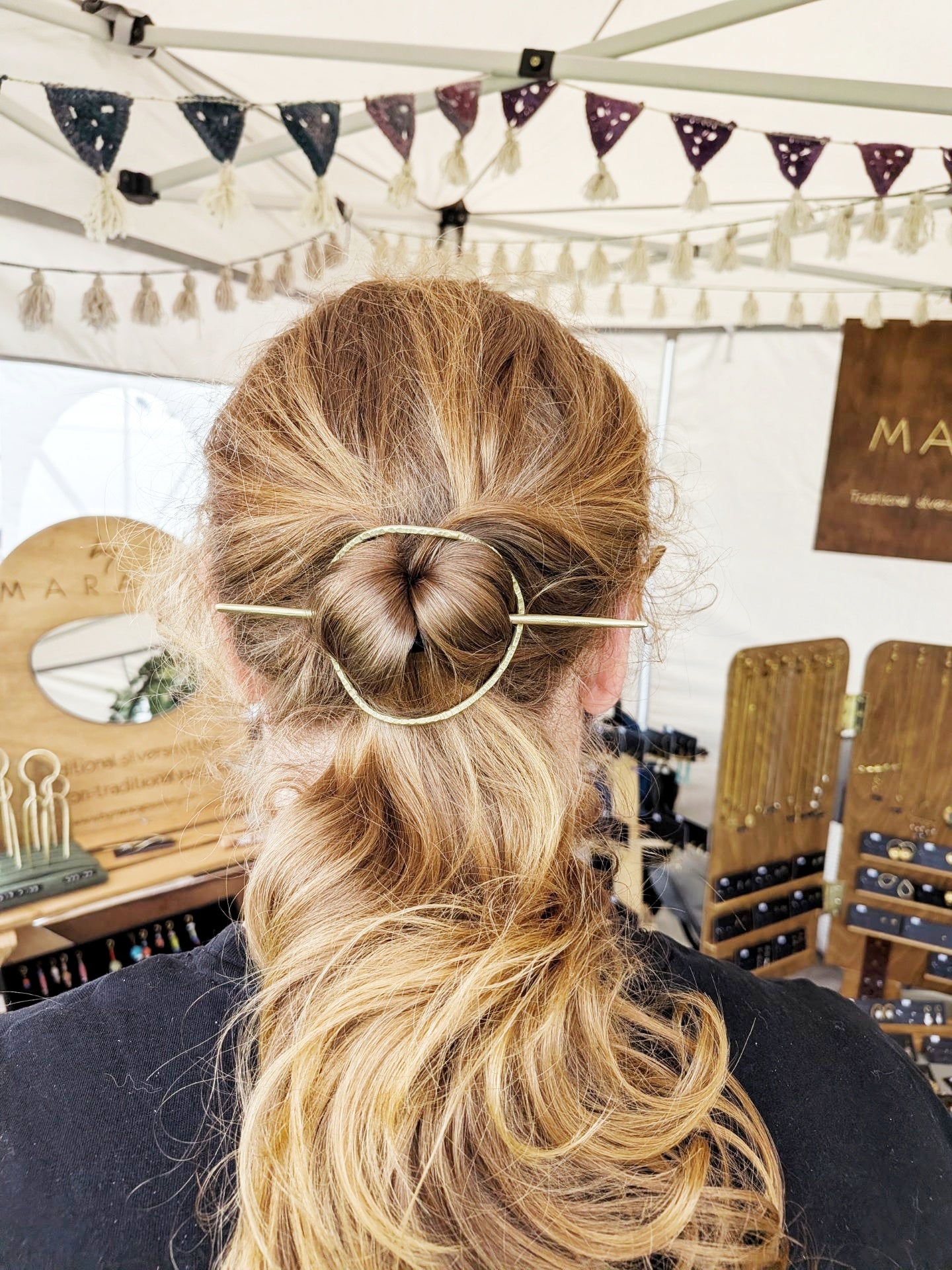 ANTIK Hair Pin (Circle Bun Barrette)