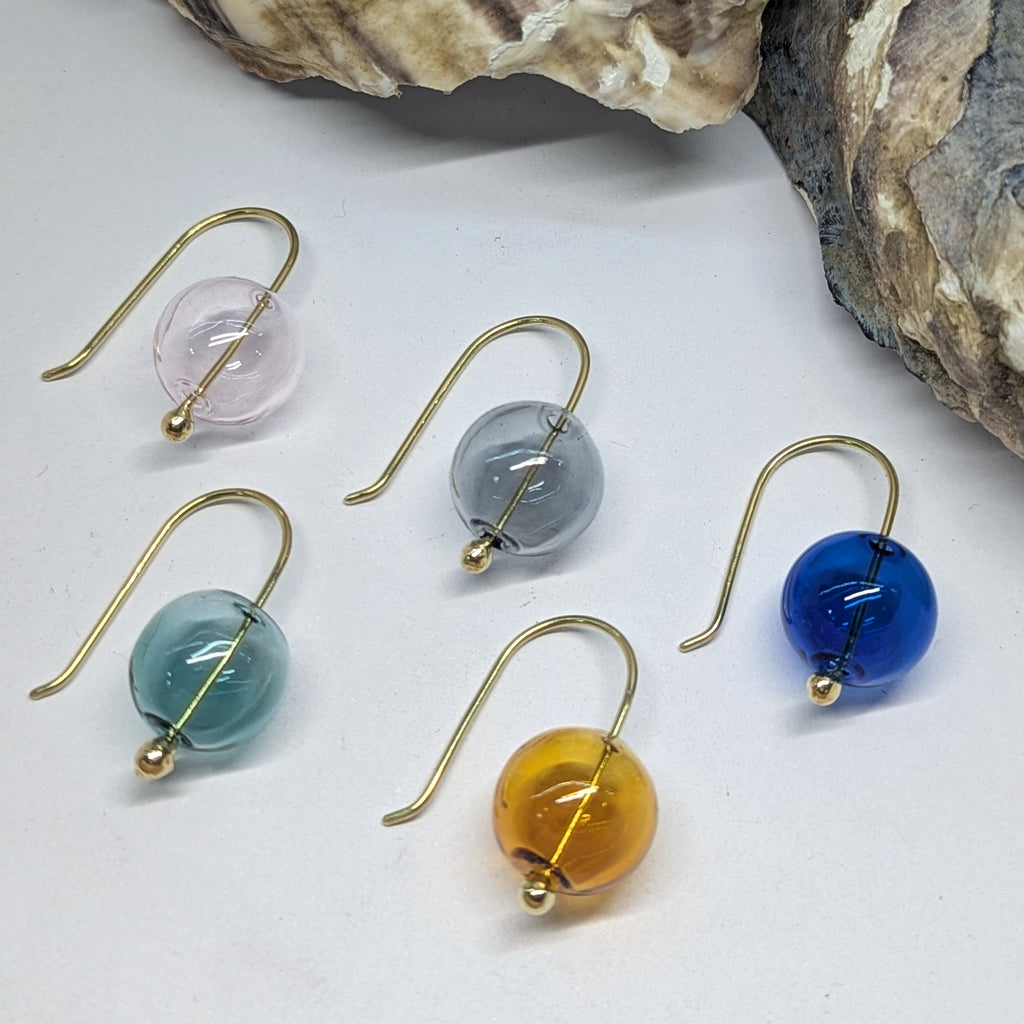 FARBE Glass Bubble Earrings