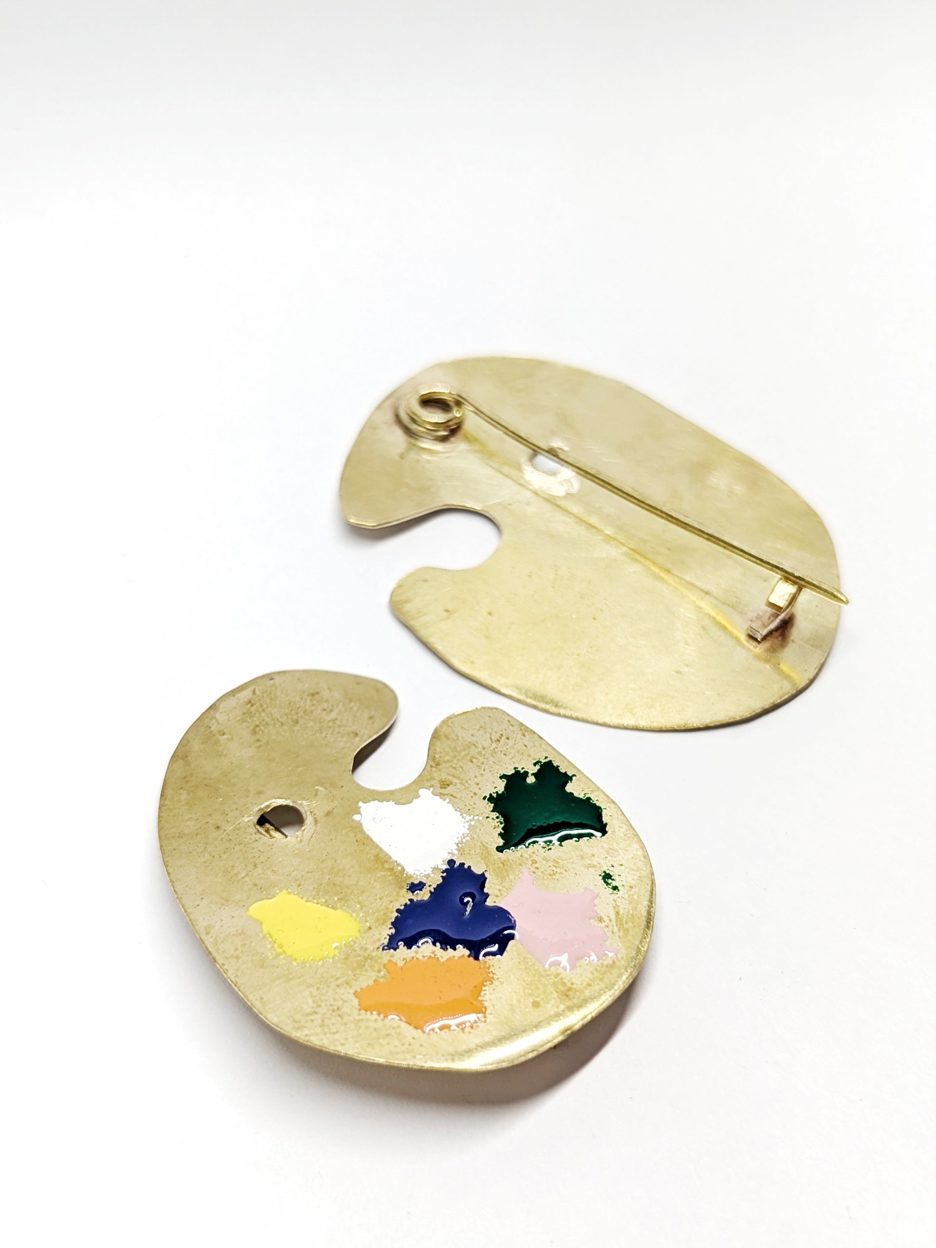 ANTIK Paint Palette Brooch