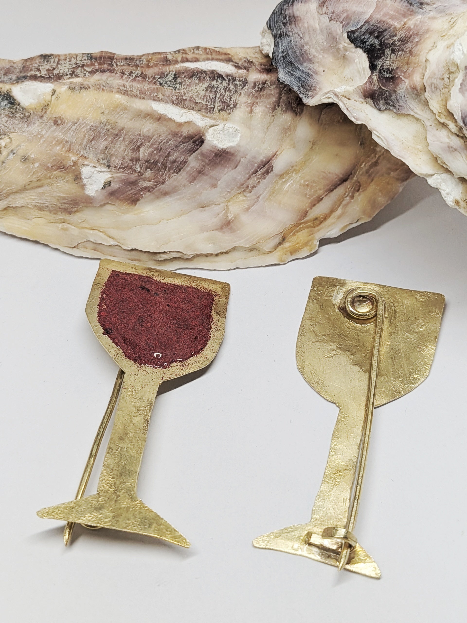 ANTIK Wine Glass Brooch