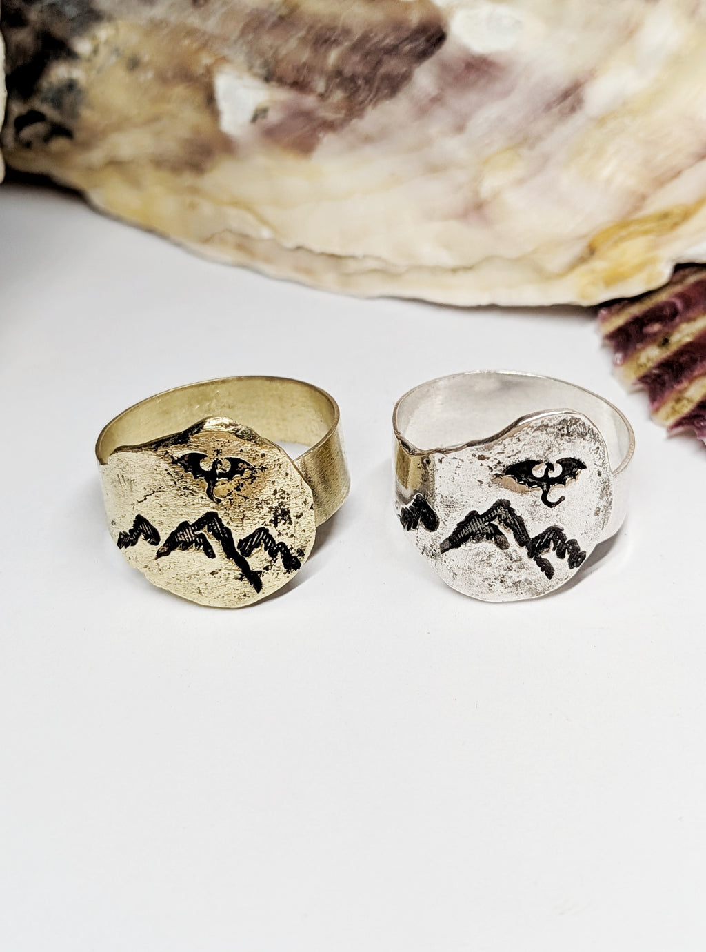 COVEN Adjustable Fantasy Dragon / Star Ring