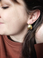 BUTTERCUP Large Blossom half hoops