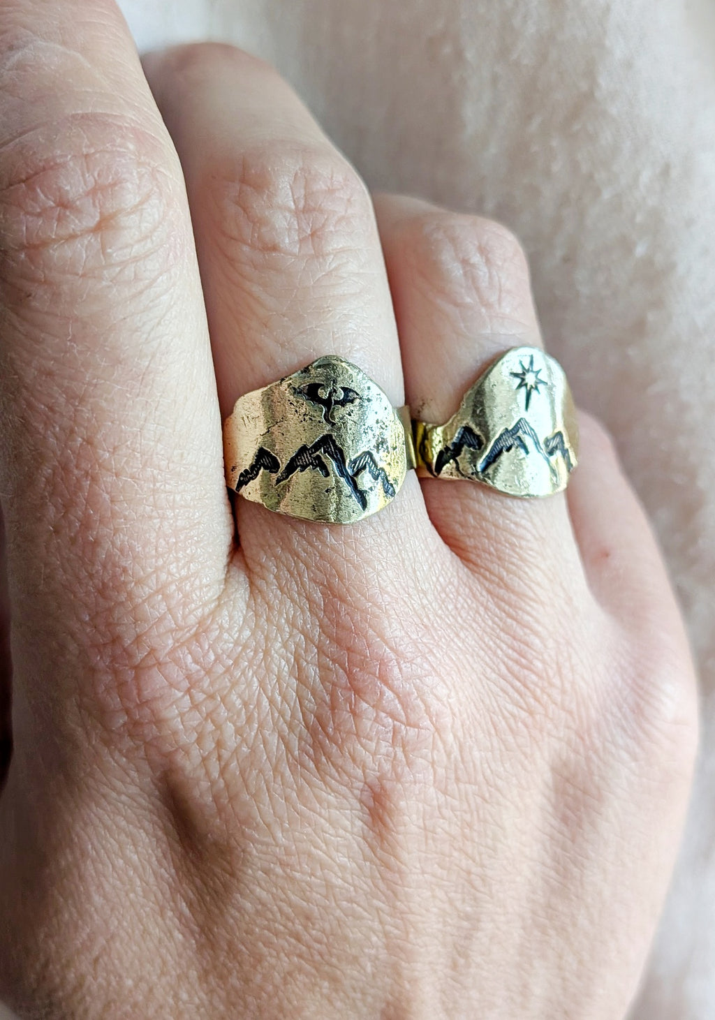 COVEN Adjustable Fantasy Dragon / Star Ring