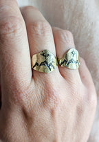 COVEN Adjustable Fantasy Dragon / Star Ring