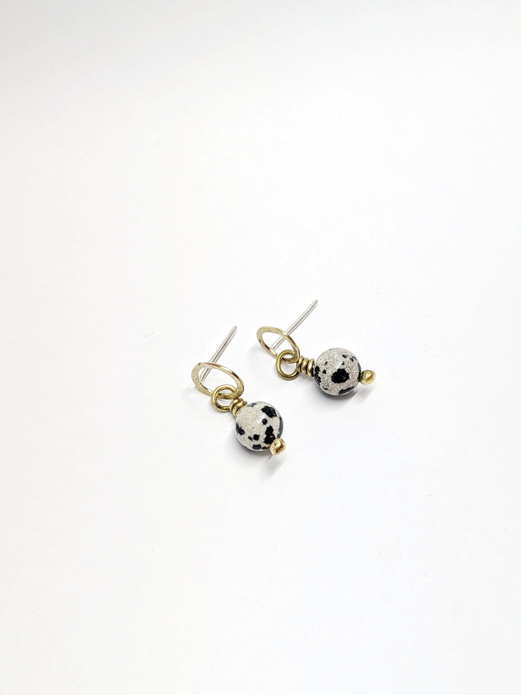 FEMME Dalmatian Jasper Drop Earrings