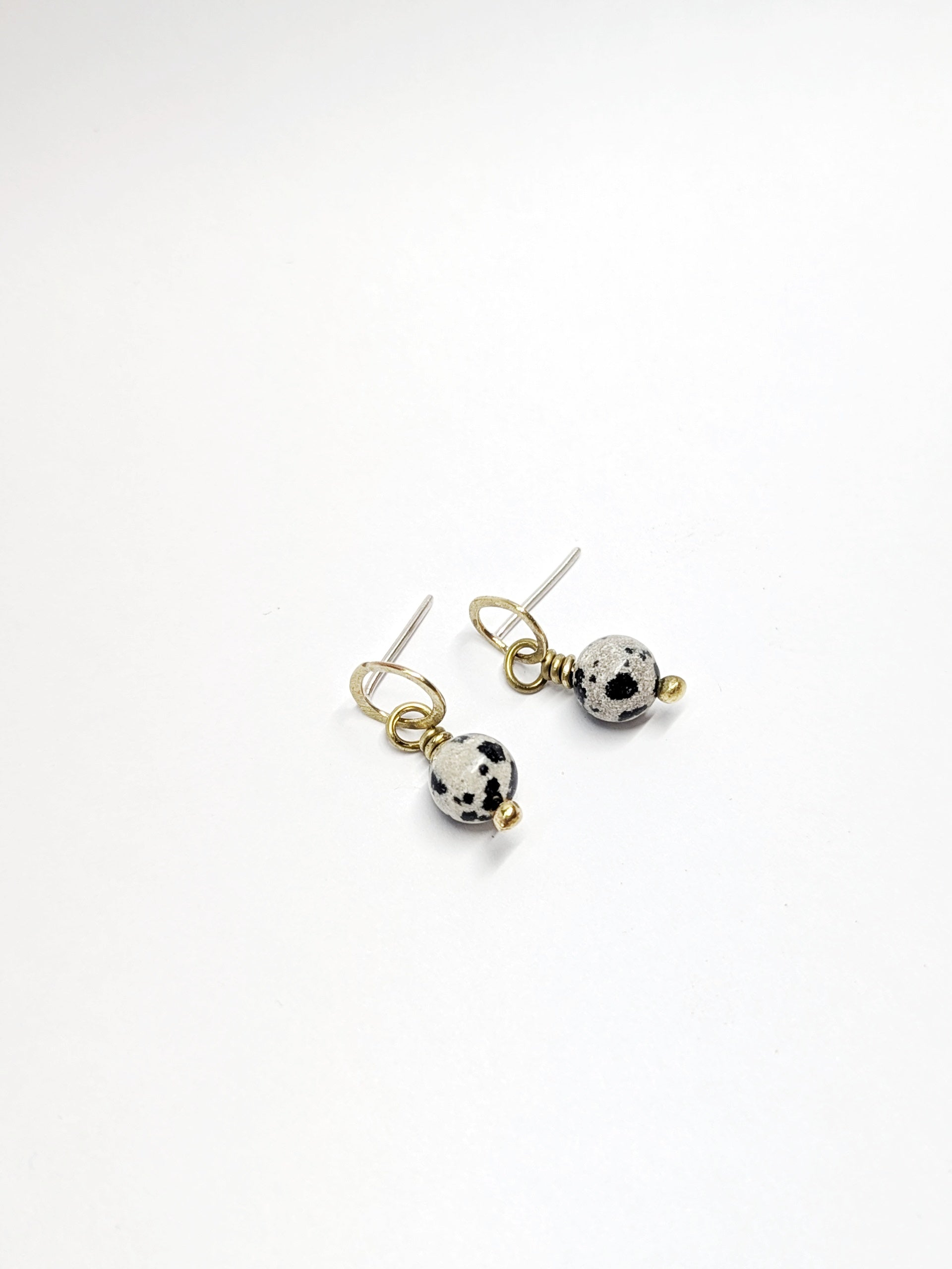 FEMME Dalmatian Jasper Drop Earrings