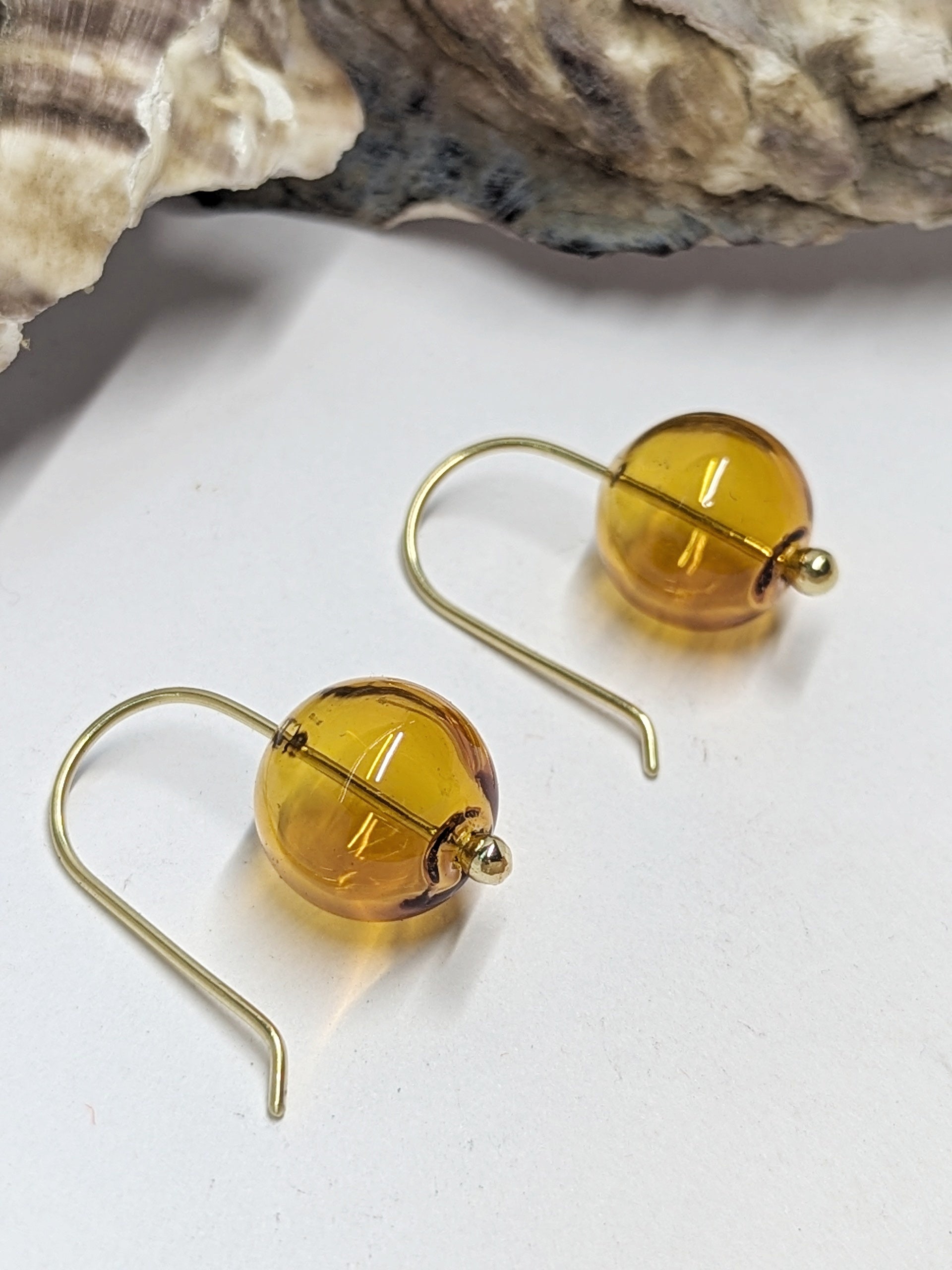 FARBE Glass Bubble Earrings