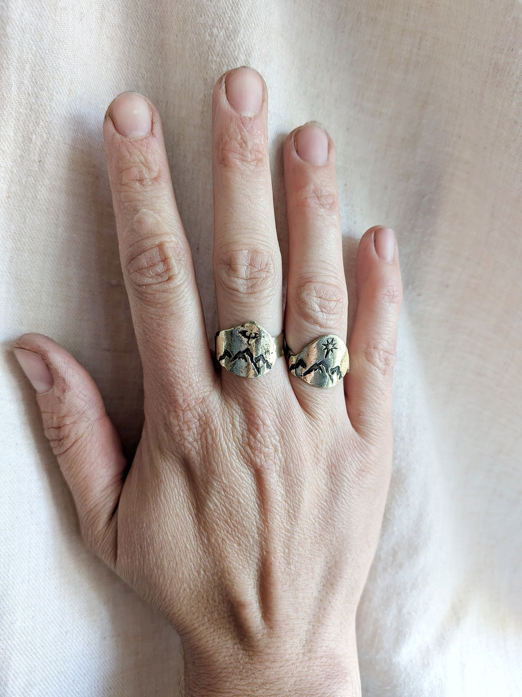 COVEN Adjustable Fantasy Dragon / Star Ring