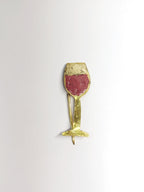 ANTIK Wine Glass Brooch
