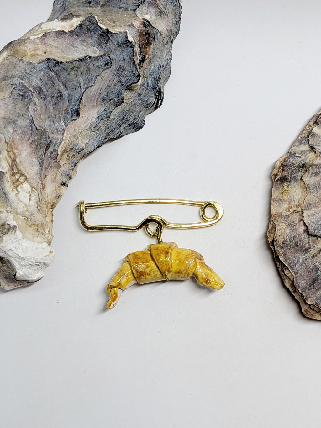 Croissant Brooch