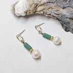 FEMME Teal Bead and Pearl Drops