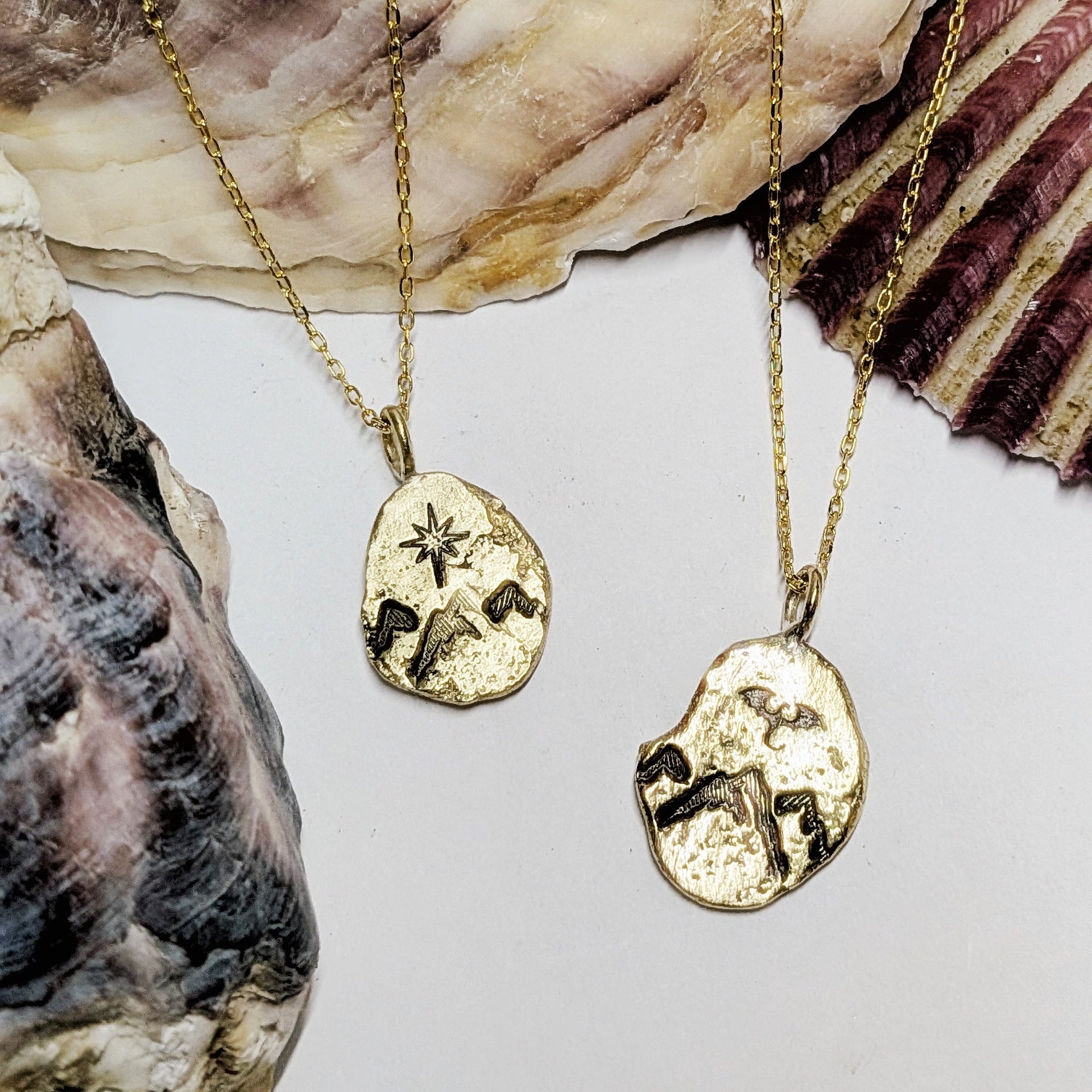 COVEN Fantasy Dragon / Star Necklace
