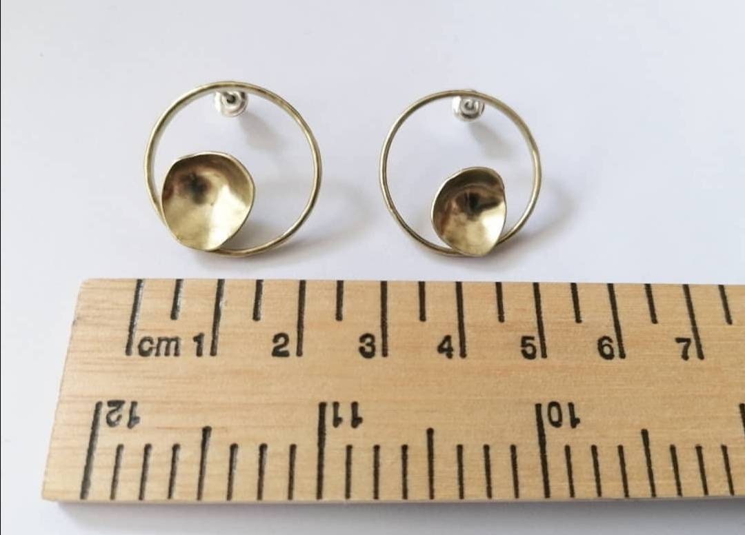 BUTTERCUP Circle & Blossom Earrings