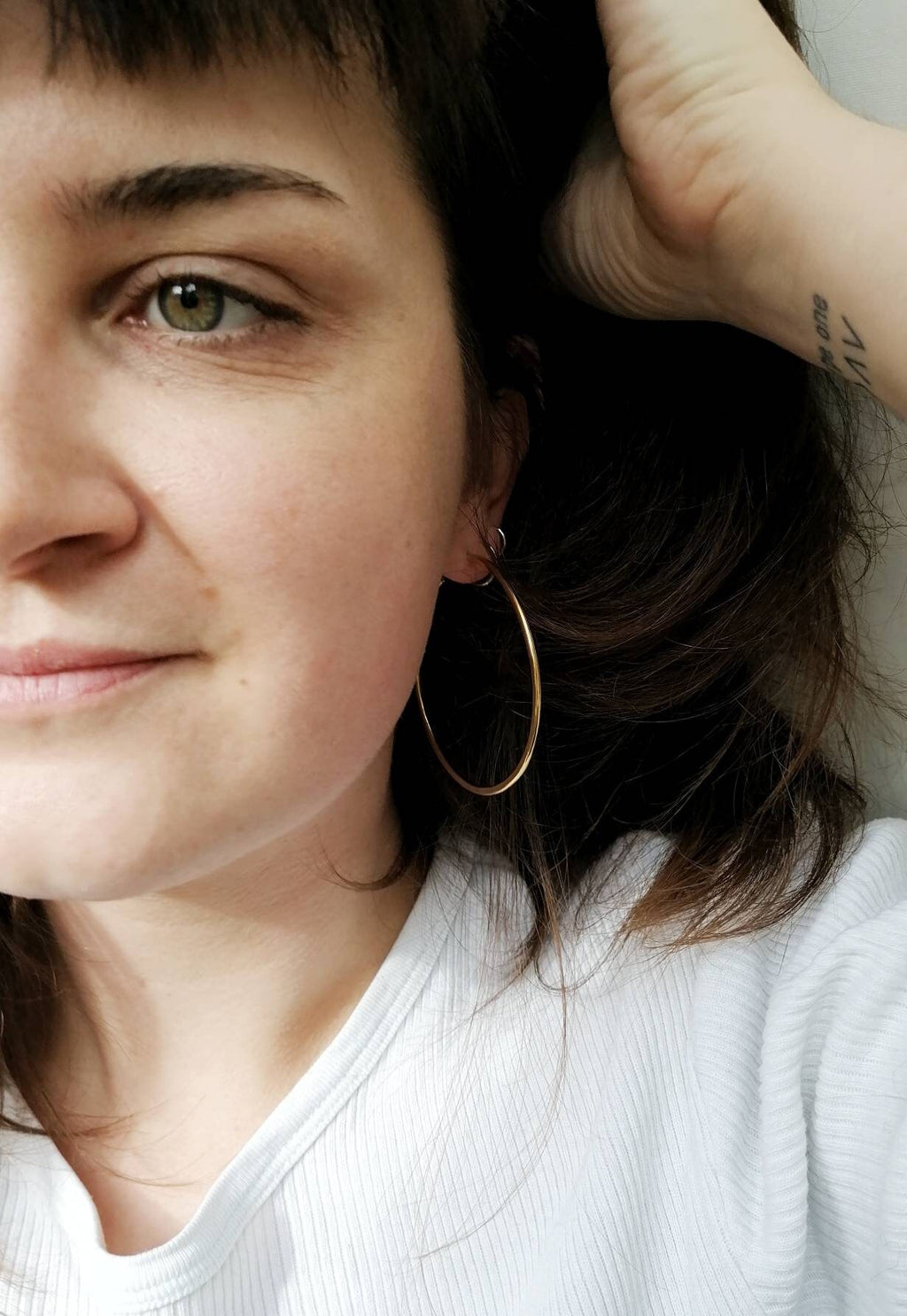 GEO Large Golden Hoops