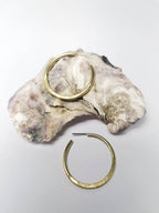 GEO Medium Golden Hoops