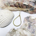 GEO Teardrop Ring Holder Necklace