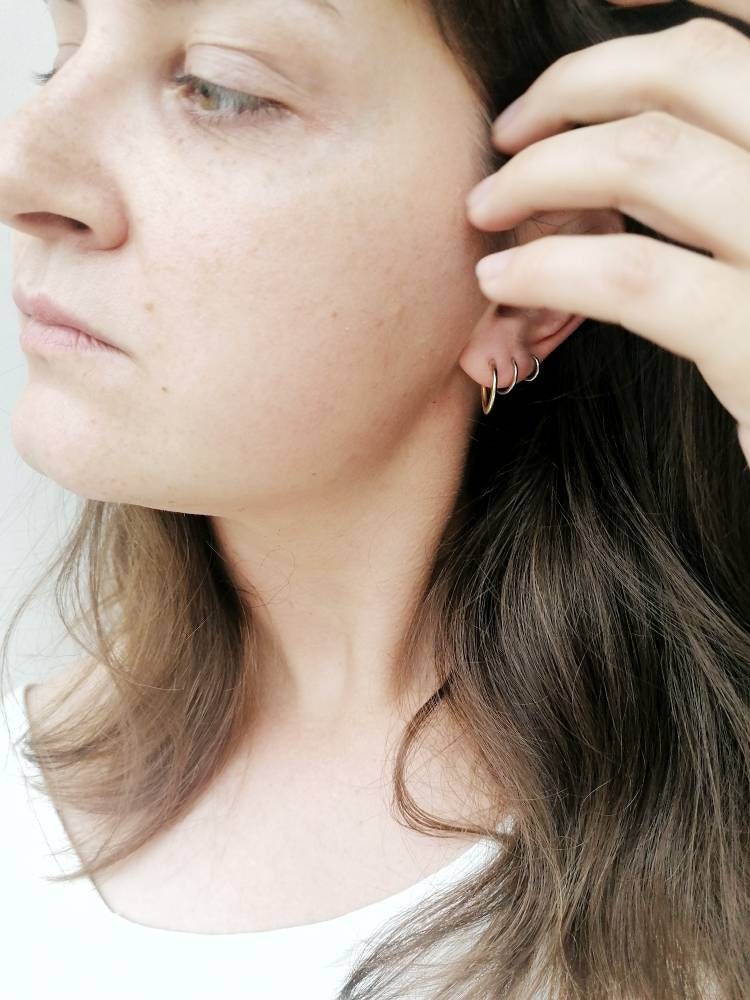 GEO Small Golden Hoops