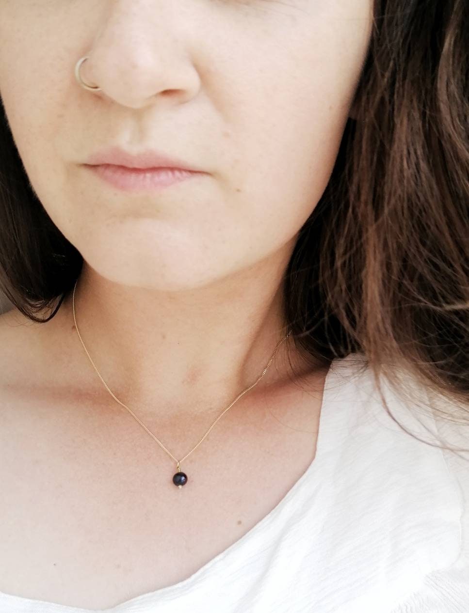 FEMME Simple Pearl Necklace