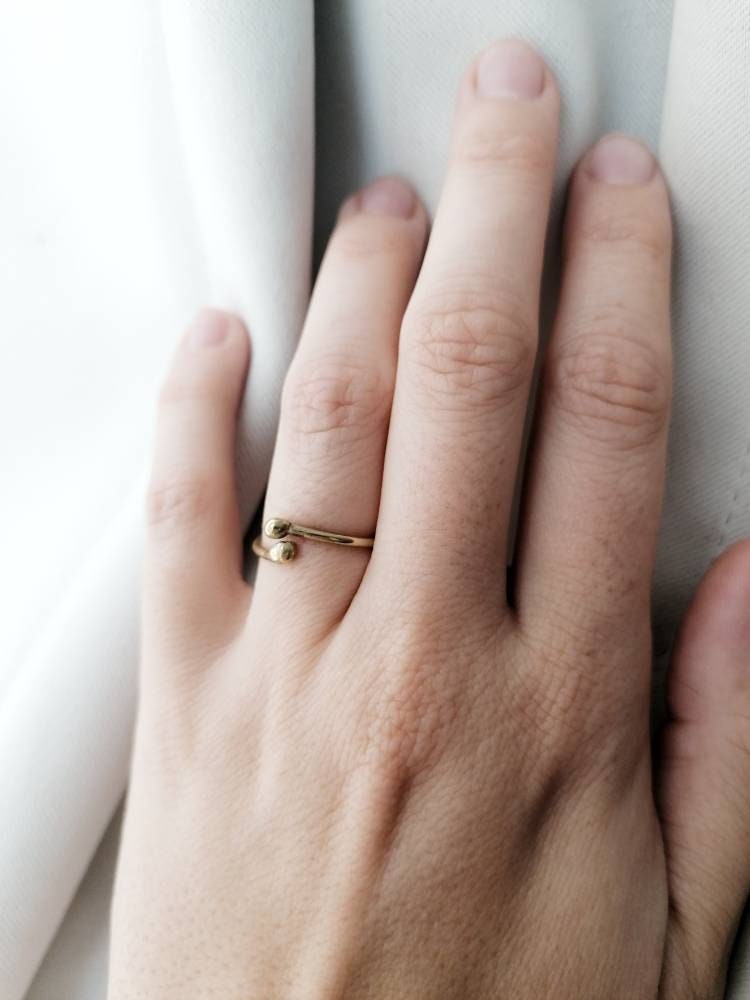 OXIDO Adjustable Brass Ring