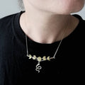 COVEN Serpent & Moon Phase Necklace
