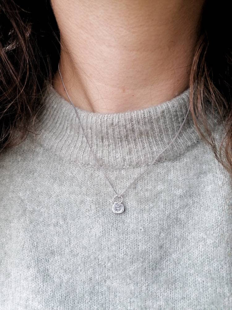 ZERO Flaming Heart Necklace