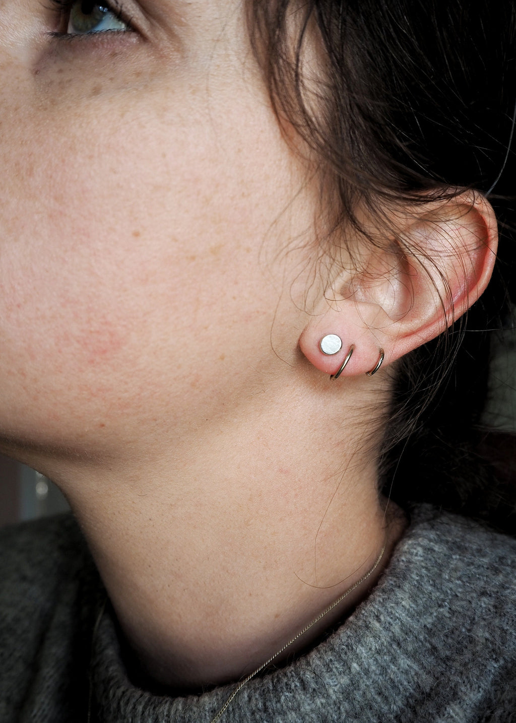 ZERO No Waste Handmade Minimal Stud Earrings