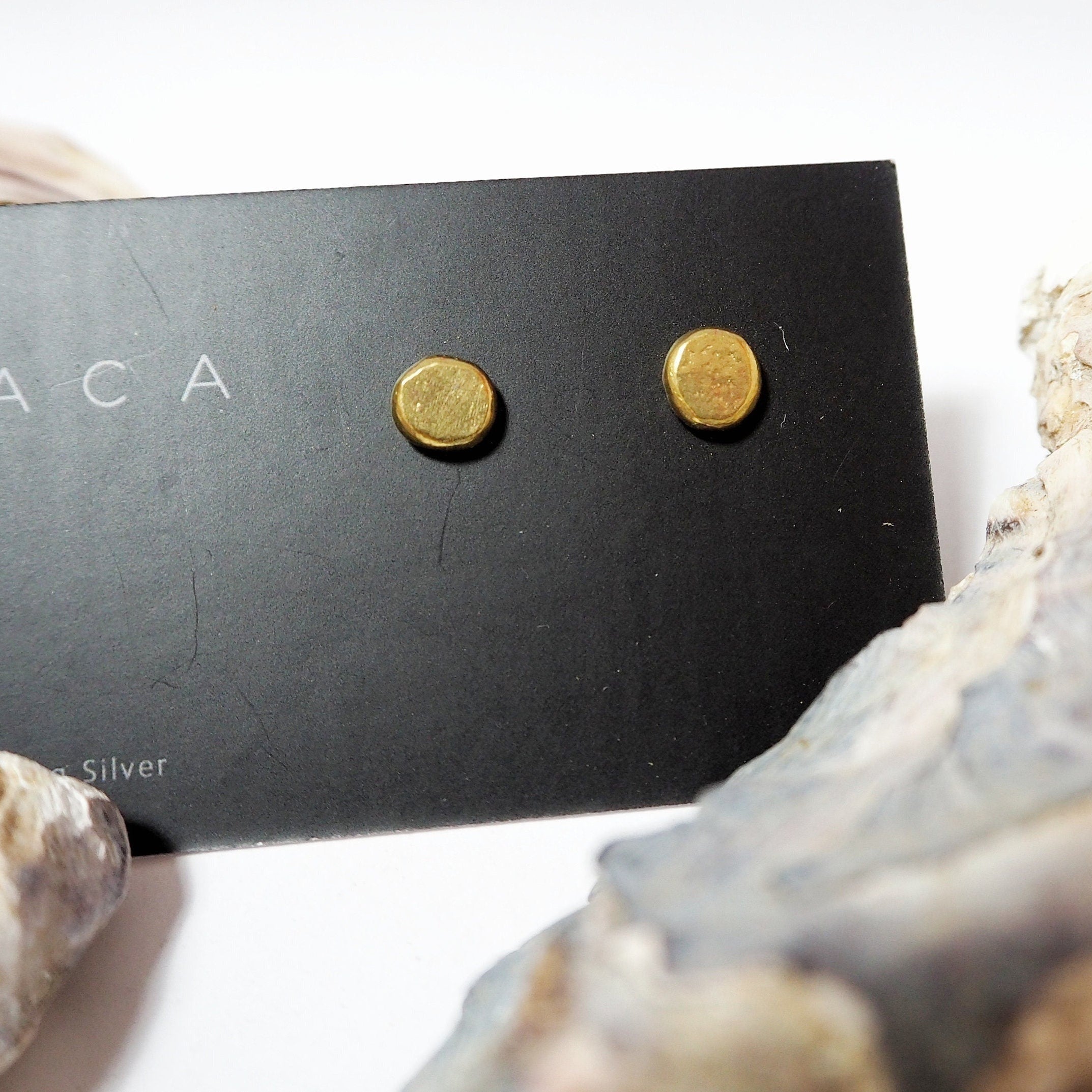 ZERO No Waste Handmade Minimal Stud Earrings